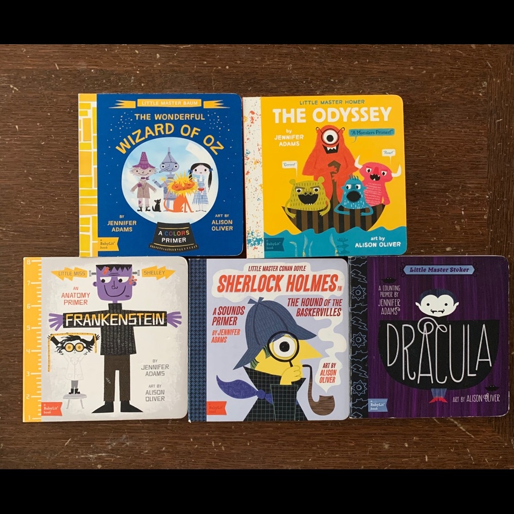 Set of 5 BabyLit books